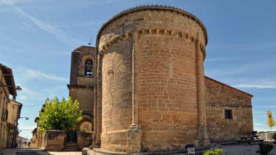 Iglesia de San Salvador, Lorca, Navarra - Camino Francés :: Guía del Camino de Santiago