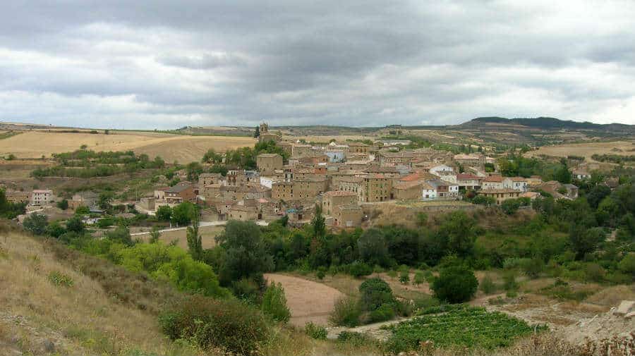 Vista de Torres del Río, Navarra - Camino Francés (Etapa de Los Arcos a Logroño) :: Guía del Camino de Santiago