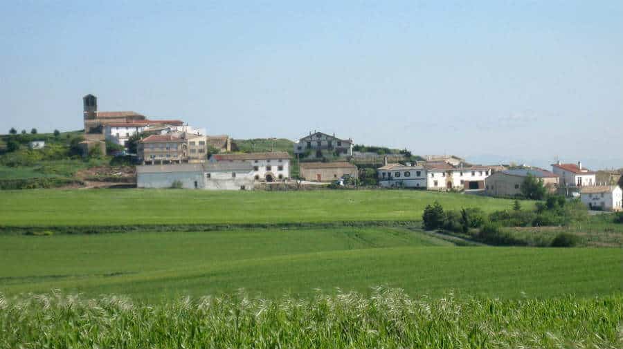 Vista de Muruarte de Reta, Navarra - Camino Aragonés :: Guía del Camino de Santiago