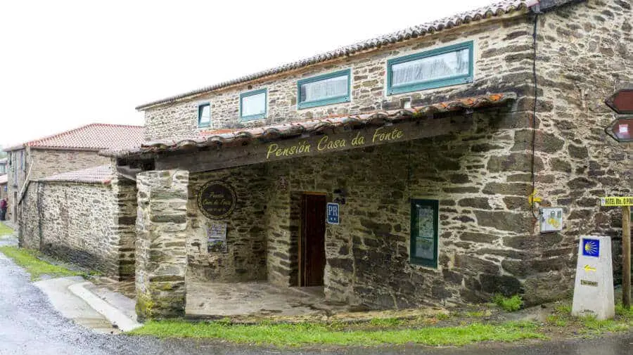 Pensión Casa da Fonte, A Rúa, La Coruña - Camino Francés :: Alojamientos del Camino de Santiago