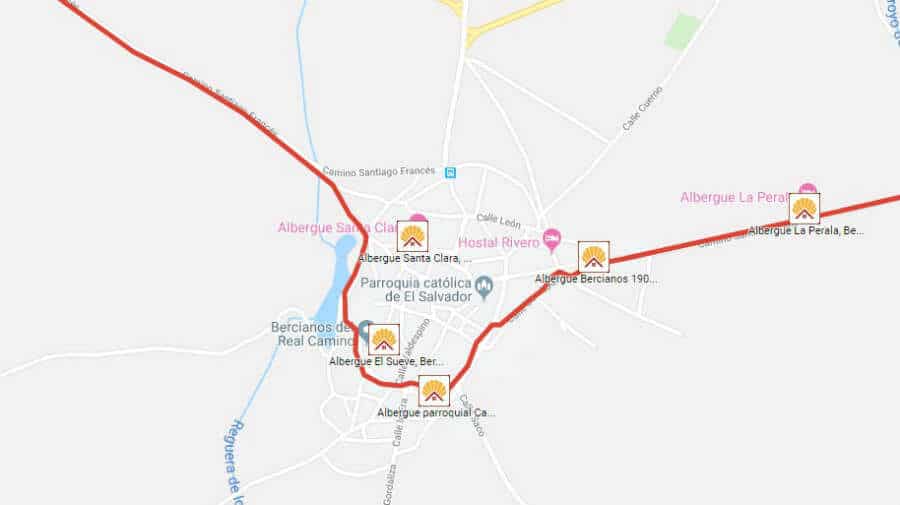 Albergues en Bercianos del Real Camino - Camino Francés Albergues en Bercianos del Real Camino, León - Camino Francés :: Guía del Camino de Santiago