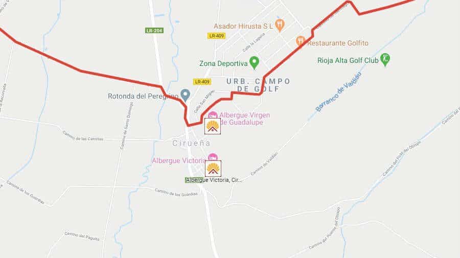 Albergues de peregrinos en Cirueña, La Rioja - Camino Francés :: Guía del Camino de Santiago
