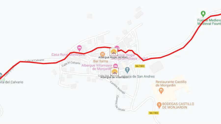Albergues en Villamayor de Monjardín, Navarra :: Guía del Camino de Santiago Albergues en Villamayor de Monjardín, Navarra - Camino Francés :: Guía del Camino de Santiago
