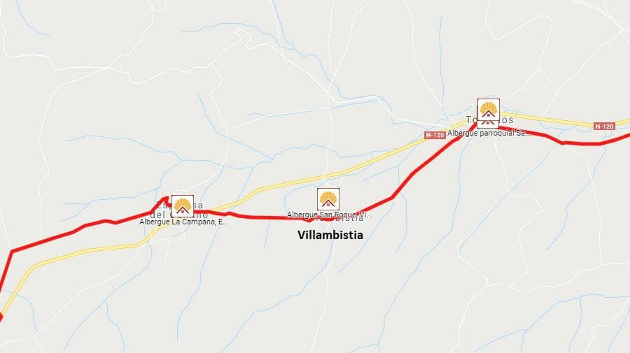 Albergues de peregrinos en Villambistia, Burgos - Camino Francés :: Guía del Camino de Santiago