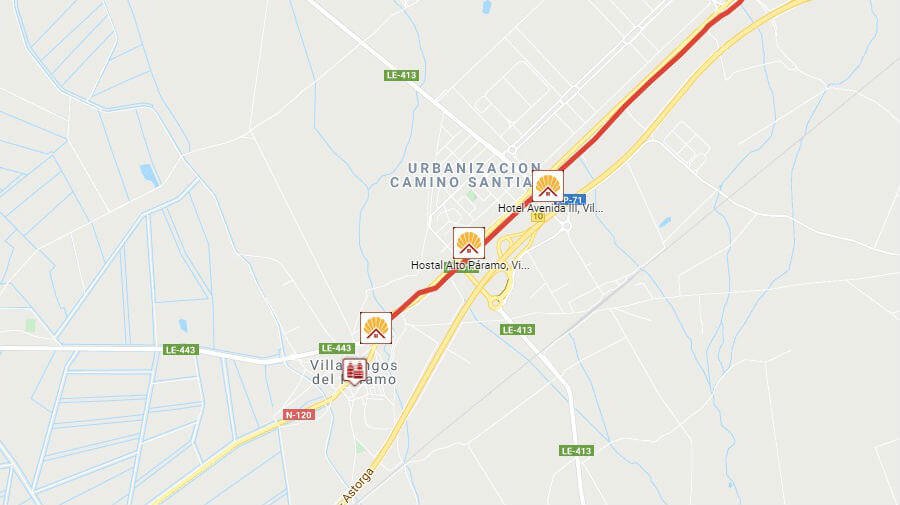 Albergues y otros alojamientos en Villadangos del Páramo, León :: Guía del Camino de Santiago Albergues y otros alojamientos en Villadangos del Páramo - Camino de Santiago Francés :: Guía del Camino de Santiago