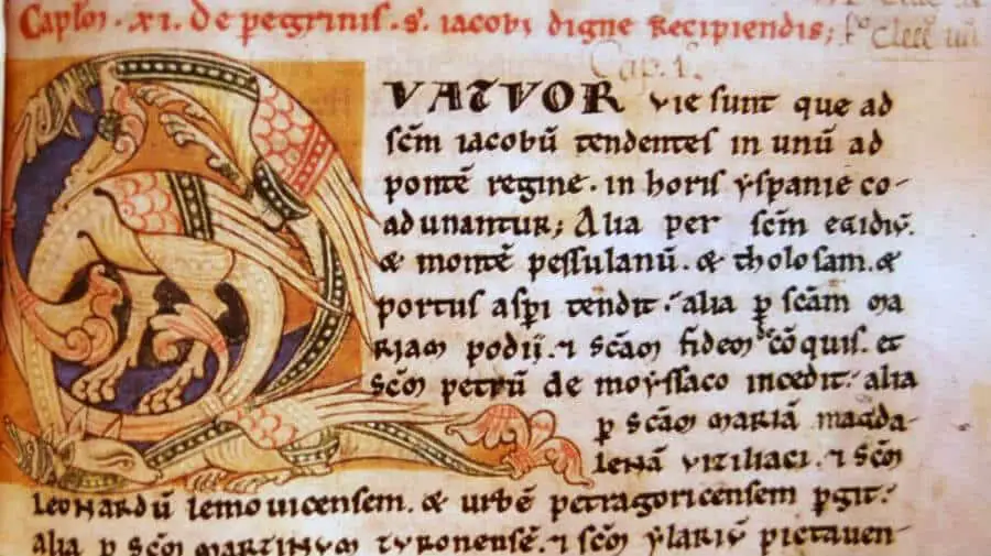 Códex Calixtinus o Códice Calistino :: Albergues del Camino de Santiago