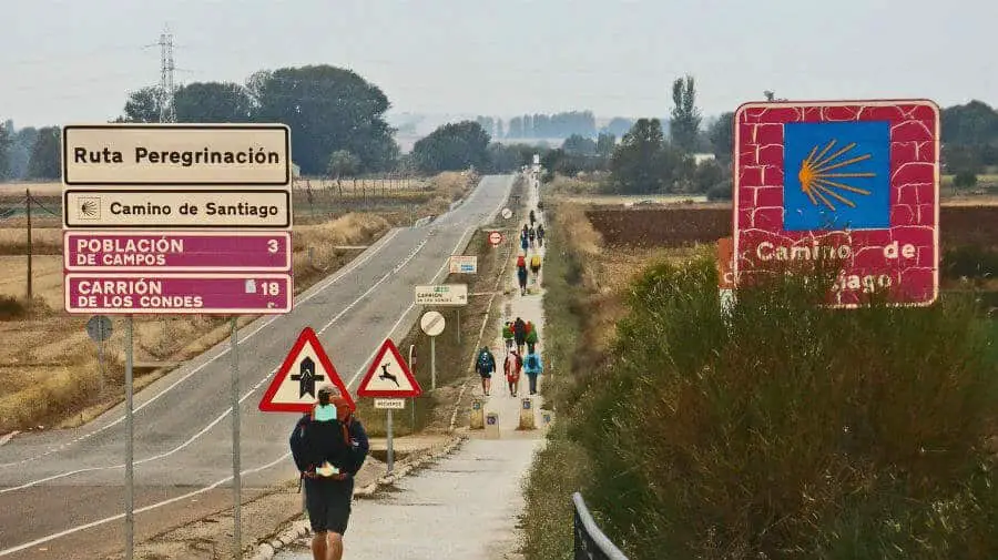 Peregrinos del Camino de Santiago a su paso por la provincia de Palencia :: Guía del Camino de Santiago