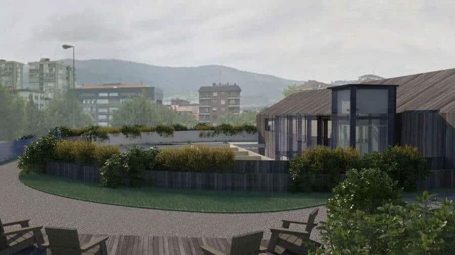 Infografía del nuevo albergue de peregrinos de Bilbao :: Albergues del Camino de Santiago