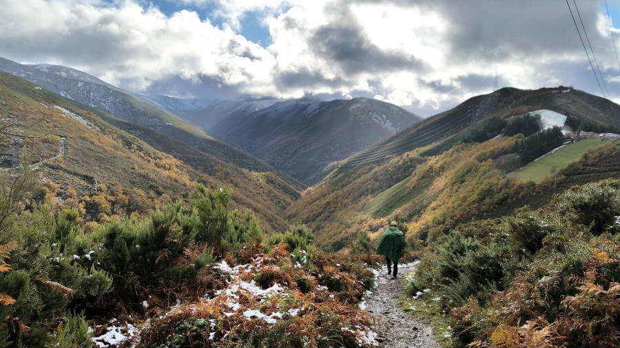 Peregrino por el Camino Primitivo en invierno :: Guía del Camino de Santiago