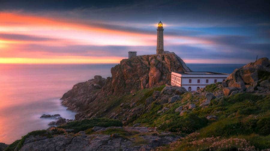 Faro de Cabo Vilán, Galicia :: Guía del Camino de Santiago