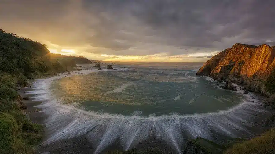 Playa del Silencio, Castañeras - Camino del Norte Playa del Silencio, Castañeras, Asturias - Camino del Norte :: Guía del Camino de Santiago