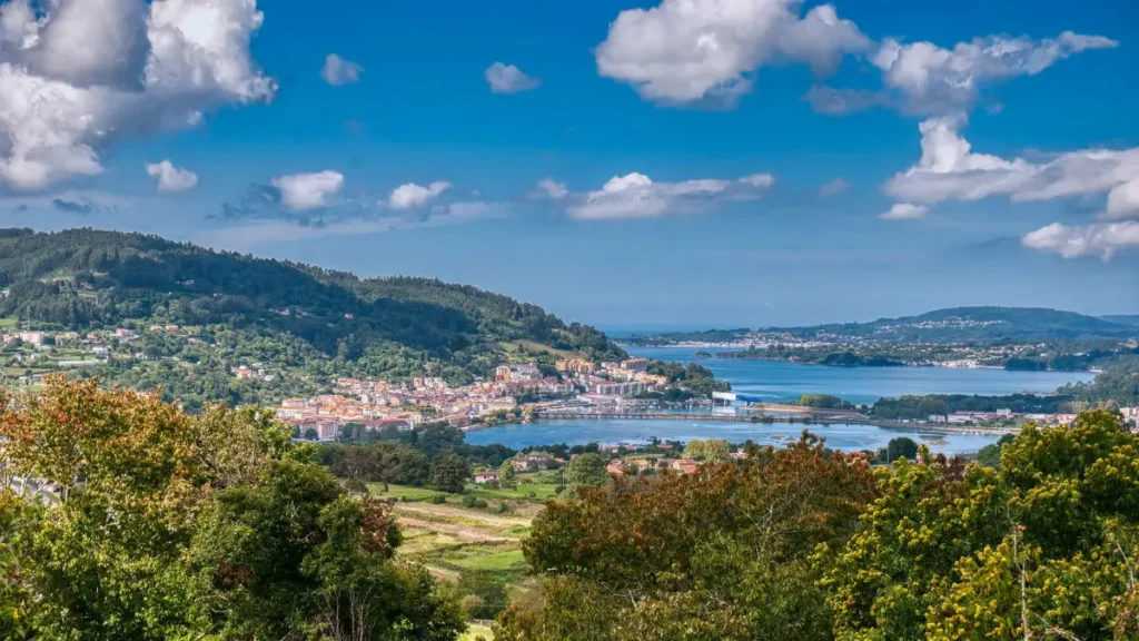 Vista de Pontedeume - Camino Inglés :: Guía del Camino de Santiago