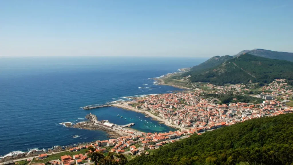 Vista aérea de A Guarda (Galicia) - Camino Portugués por la Costa :: Guía del Camino de Santiago