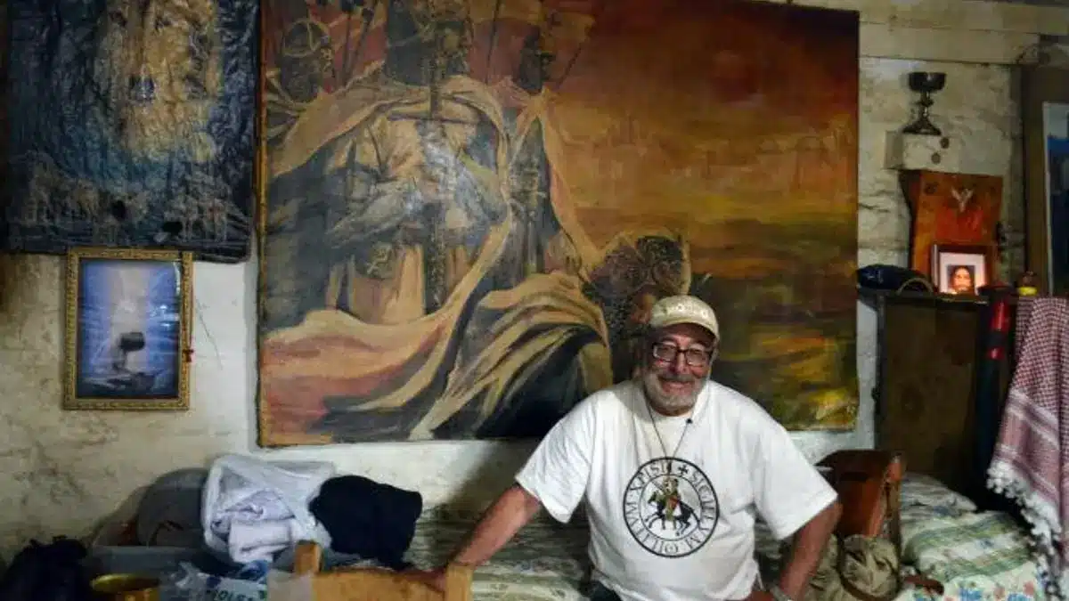 Tomás Martínez, histórico hospitalero de Manjarín - Camino Francés